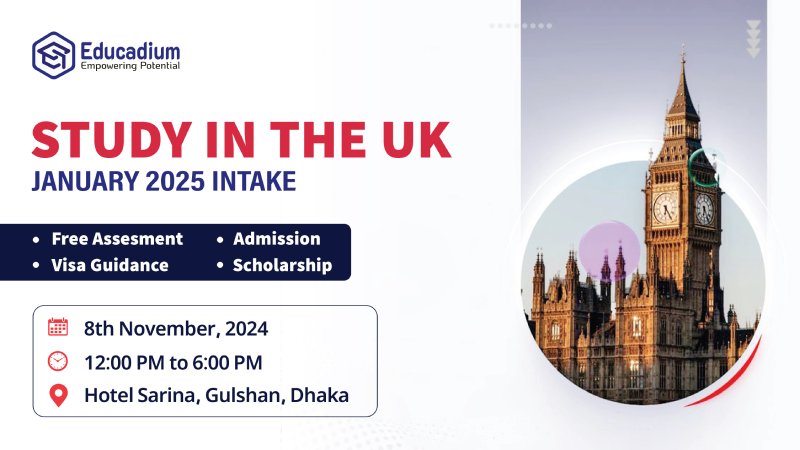 Study In the UK January 2025 Intake